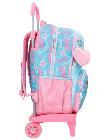 MOCHILA ADAP. 44CM. C/CARRO. ENSO JUNGLE MOOD